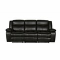 Homeroots Brown Sofa 86 x 36 x 40 in. 366304